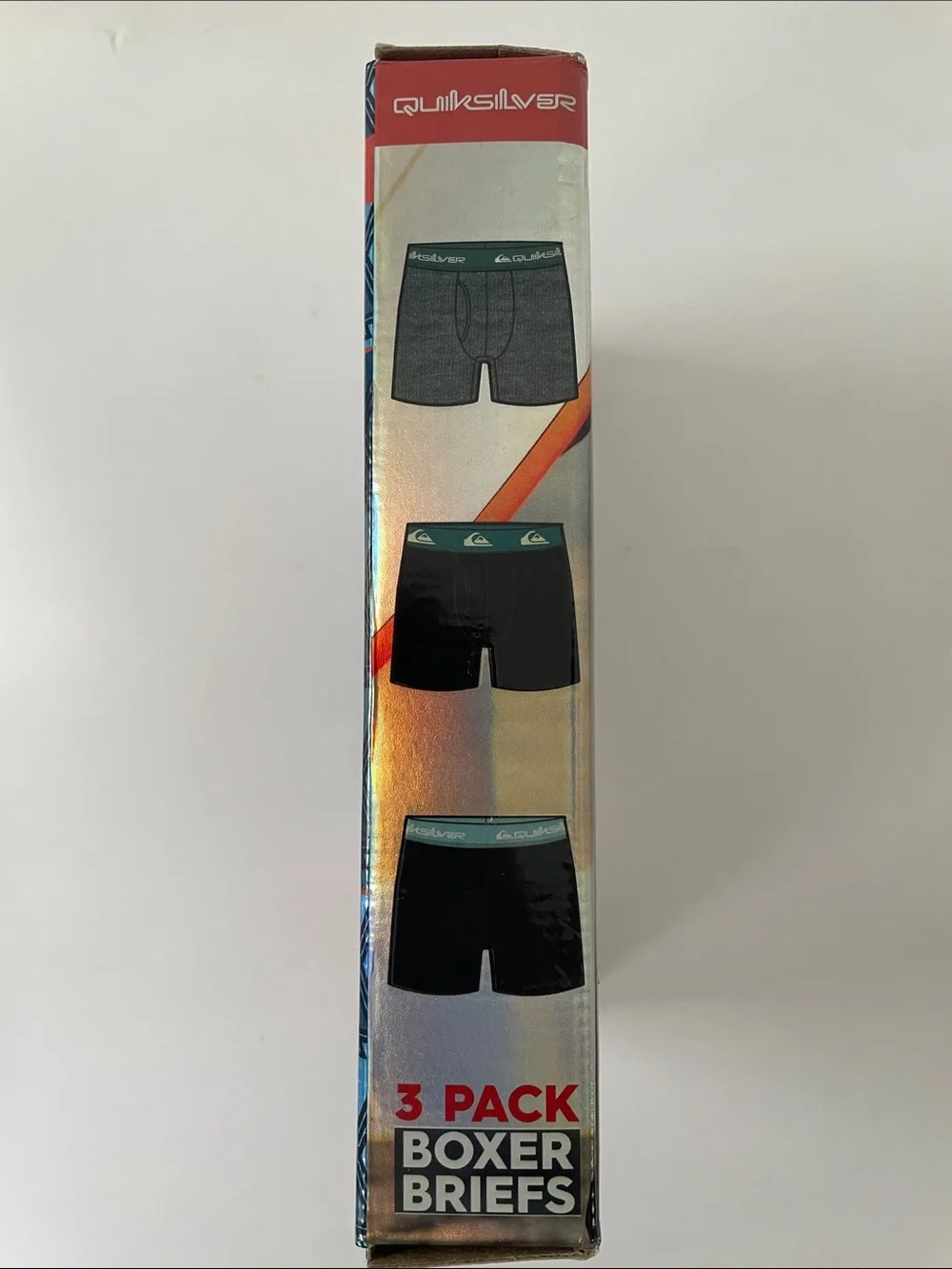 NWT Lot of 3 Quiksilver Men's Boxer Briefs 3-Packs Size Medium (9 Pairs Total!)